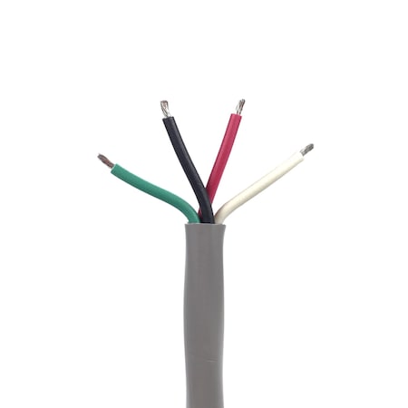 20 AWG 4 Conductor CMG Communication Cable, 300V, Unshielded, 10 Ft Length